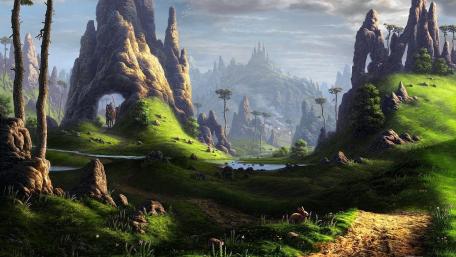 Mystic Valley of the Brave Knights wallpaper