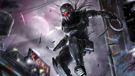Sci-fi Warrior wallpaper