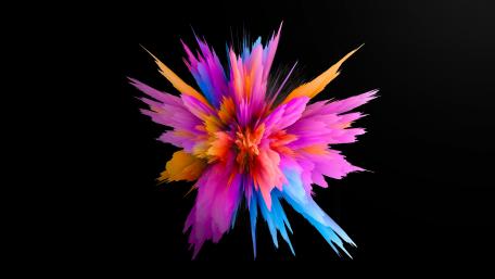 Vibrant Cosmic Burst in 4K wallpaper