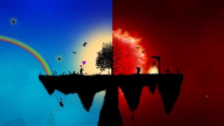 War and peace wallpaper