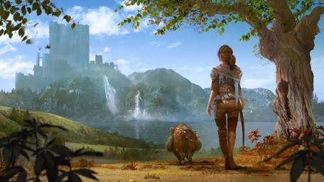 Mystical Journey of a Fantasy Adventurer wallpaper