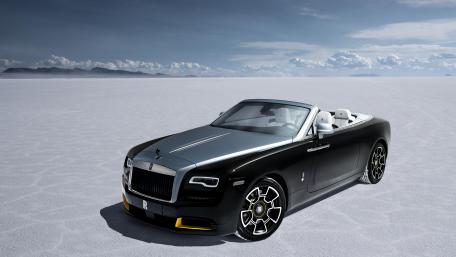 Black Rolls-Royce Dawn wallpaper