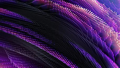 Neon Waves in Vibrant Purple Shades wallpaper