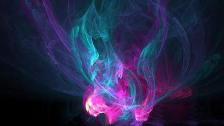 Mystical Nebula Swirl in Vivid Colors wallpaper