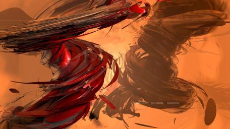 Dynamic Swirls of Abstract Energy in Vibrant Hues wallpaper