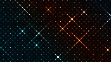 Glowing Dots in a Cosmic Dance of Colors wallpaper