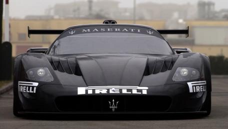 Maserati MC12 in Stunning Black Finish wallpaper