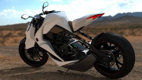 Sleek and Stylish Hybrid Superbike Wallpaper wallpaper