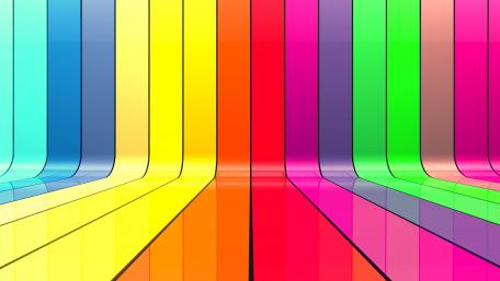 Vibrant Spectrum of Colorful Waves wallpaper