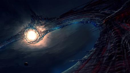 Futuristic Space Unknown Mysteries Revealed wallpaper