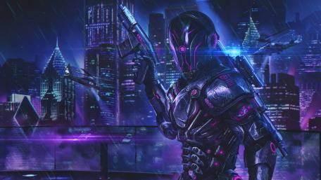 Cyborg soldier wallpaper