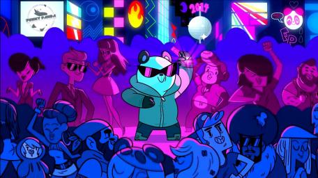 Panda party wallpaper