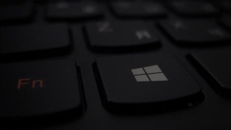 Keyboard Close-Up with Windows Key wallpaper