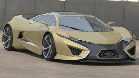 Sleek and Modern Apollo Arrow Sports Car Design wallpaper