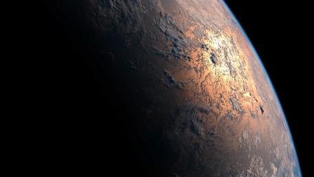 Majestic Earth from Space Viewpoint wallpaper