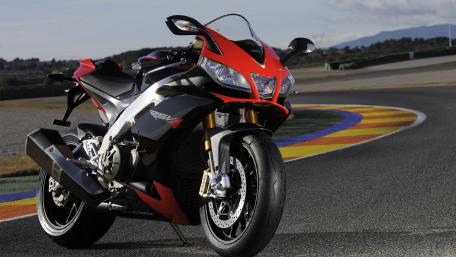 Power and Performance of the Aprilia RSV4 Motorcycle wallpaper