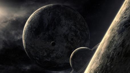 Majestic Rings of a Distant Planetary System wallpaper