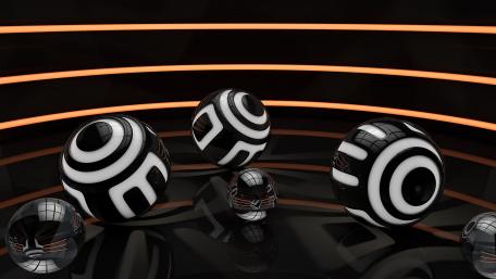 Spheres of Light and Shadow wallpaper