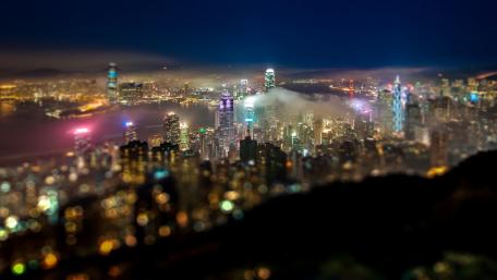 Stunning City Lights at Night wallpaper