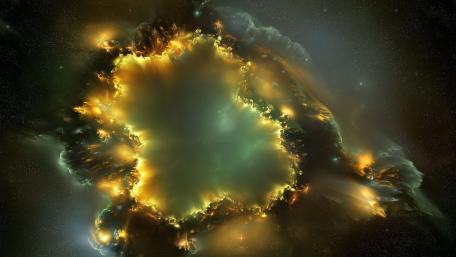 Celestial Symphony in Nebula Colors wallpaper