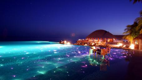 Maldives night wallpaper