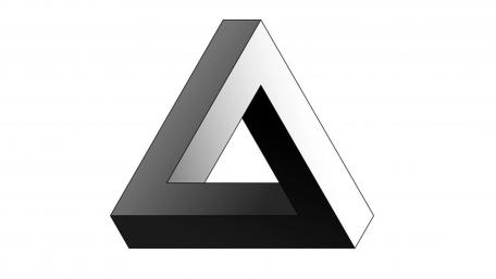 Penrose triangle wallpaper