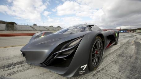 Futuristic Mazda Furai in Action wallpaper