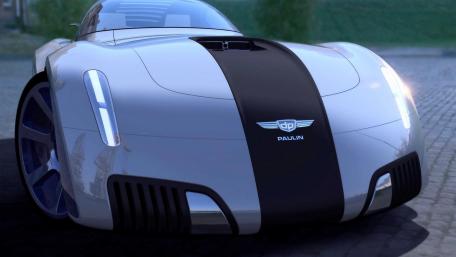 Sleek and Bold Paulin Muscle Car Wallpaper wallpaper
