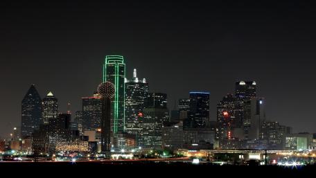 Reunion Tower by night wallpaper