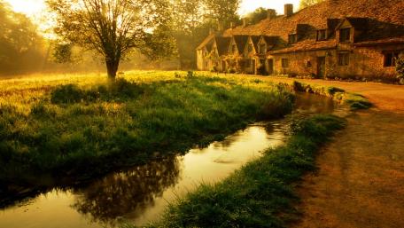 Bibury wallpaper