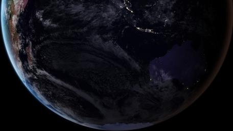 The Black Marble 2016 Eastern Hemisphere (South) wallpaper