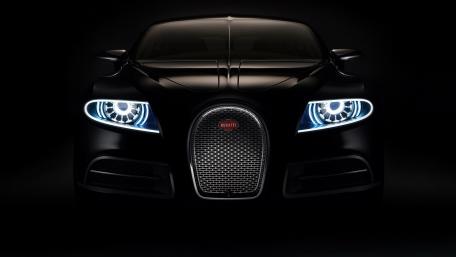 Sleek Elegance of the Bugatti Galibier in Black wallpaper