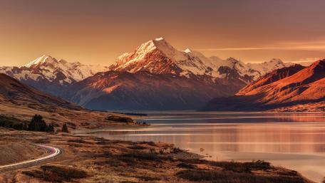 Aoraki/Mount Cook National Park, Lake Pukaki wallpaper