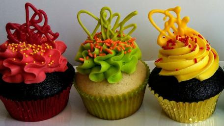 Colorful Cupcakes to Tempt Your Taste Buds wallpaper