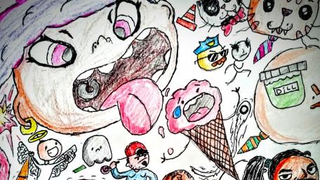 Drawing wallpaper