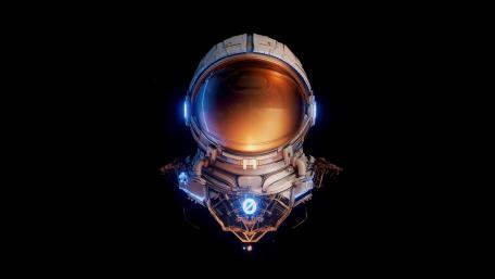 Astronaut Odyssey in Deep Space wallpaper