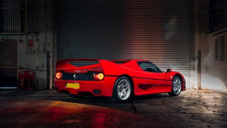 Ferrari F50 rear side wallpaper