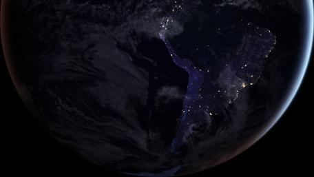 The Black Marble 2016: South America wallpaper