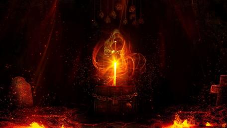 Enigmatic Realm of the Dark Reaper wallpaper