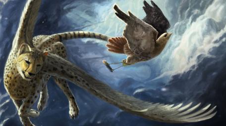 Enchanted Flight of the Dreamland Beasts wallpaper