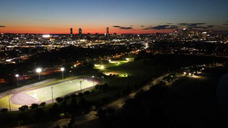 Boston  Sun set wallpaper