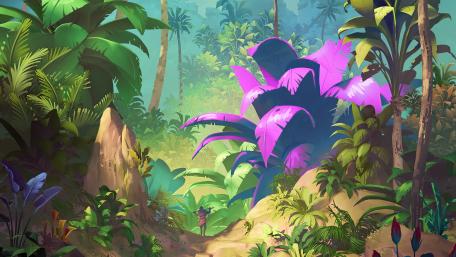 Fantasy jungle wallpaper