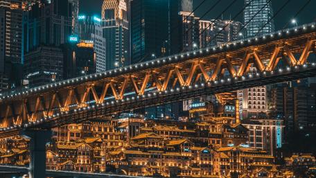 Chongqing nightscape wallpaper