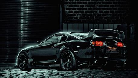 Midnight Majesty Toyota Supra wallpaper