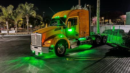 Big yellow truck wallpaper