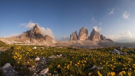 Tre Cime di Lavaredo (Dolomites) wallpaper