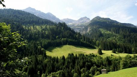 Serene Mountain Valley Retreat wallpaper