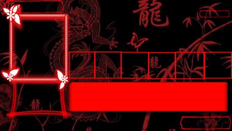 Fiery Dragon Essence in Red and Black wallpaper