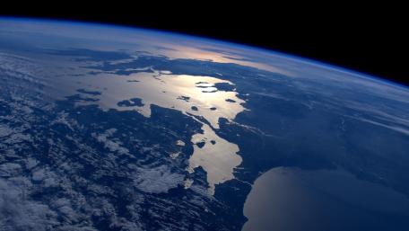 Majestic Earth from Space Viewpoint wallpaper