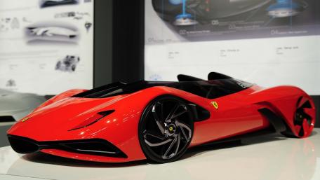 Sleek Ferrari Dream Car Design Wallpaper wallpaper